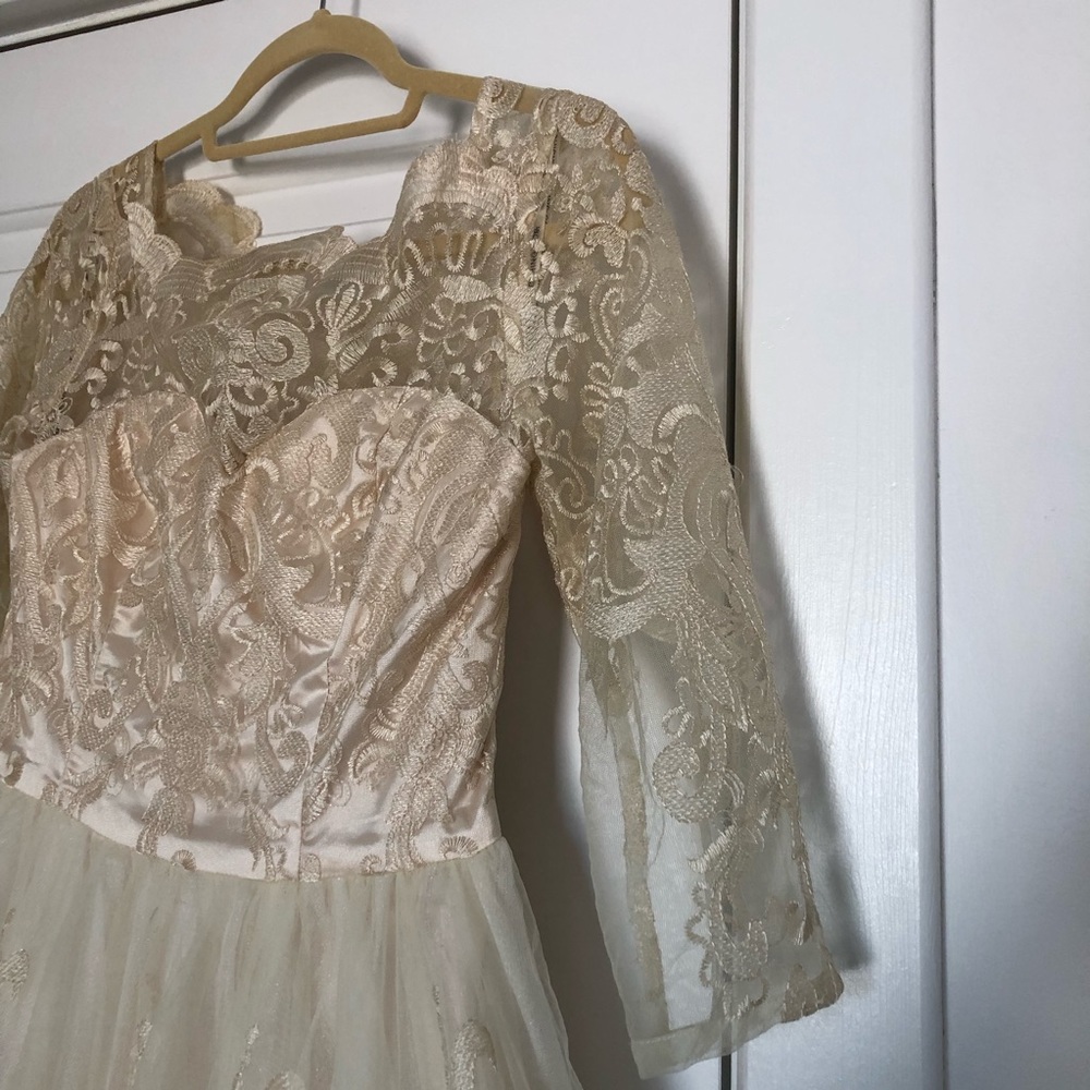 Chi Chi London Champagne dress